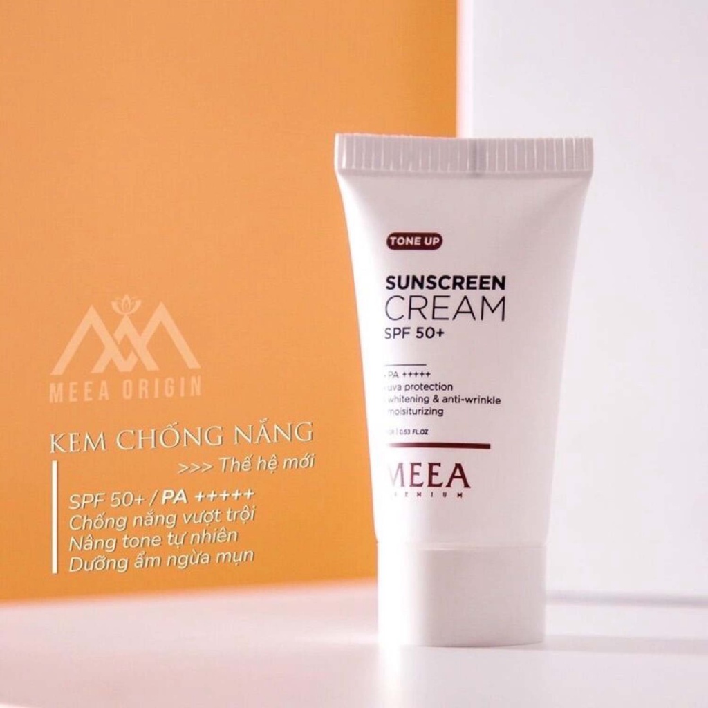 Hàng mới nhất - Kem chống nắng mini Meea Sunscreen Cream spf50