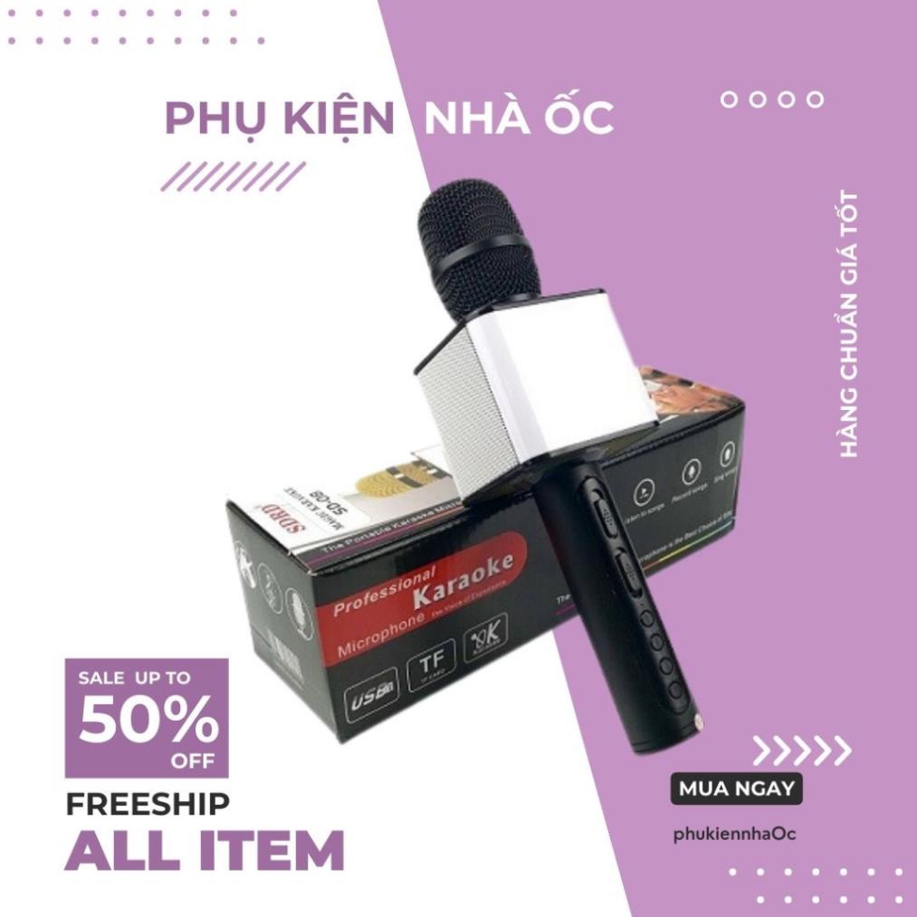 Micro Karaoke Bluetooth SD08 Cầm Tay - Giá Cực Rẻ - Hát Karaoke Cực Đã + 12 Tháng BH taphoanhaso