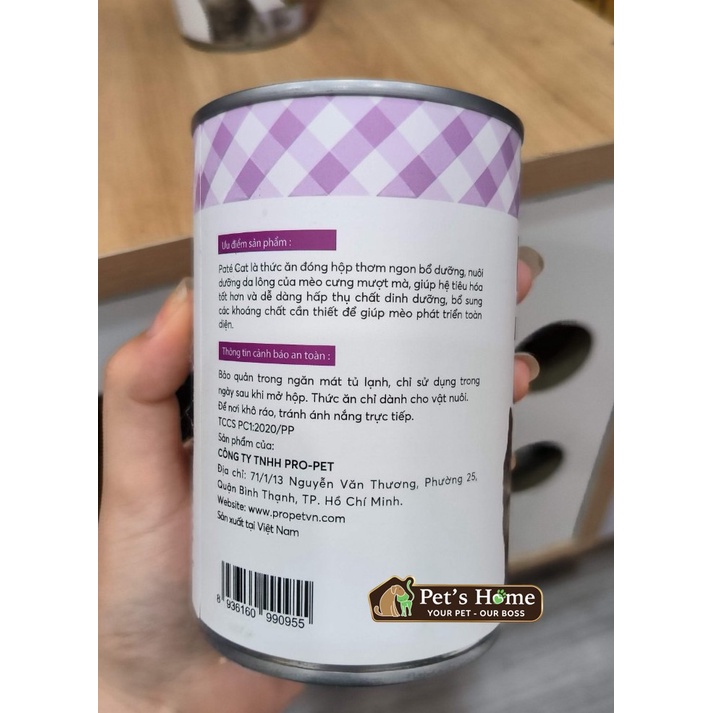 Hàng mới nhất - Pate lon Propet Cat dạng nhuyễn cho chó, mèo 400g
