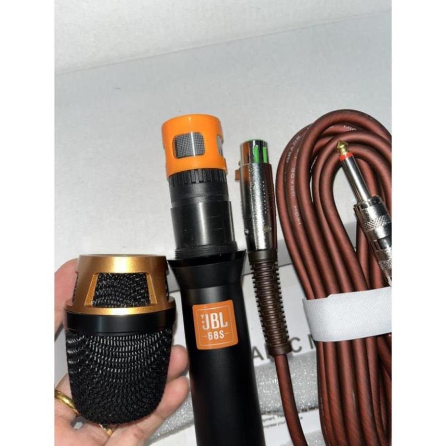 Micro karaoke có dây JBL 68s Hát Cực hay, Đẳng Cấp Bảo Hành 6 Tháng taphoanhaso