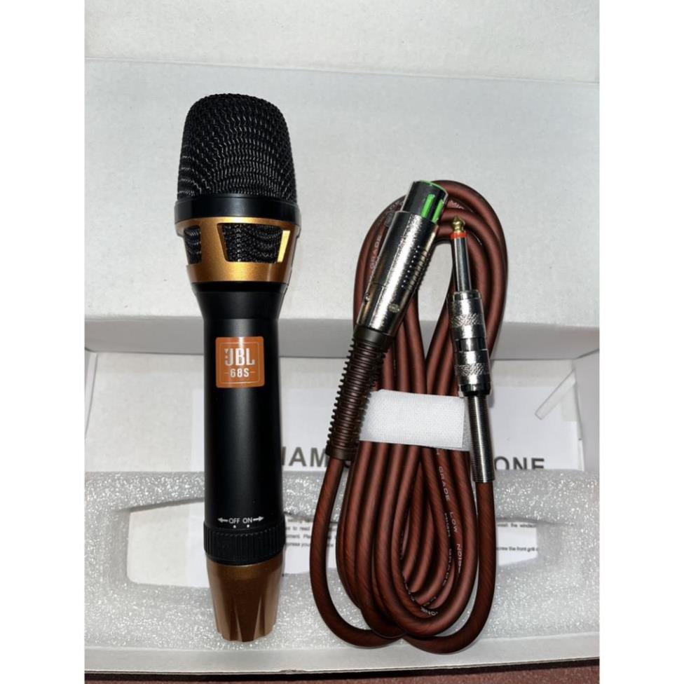 Micro karaoke có dây JBL 68s Hát Cực hay, Đẳng Cấp Bảo Hành 6 Tháng taphoanhaso