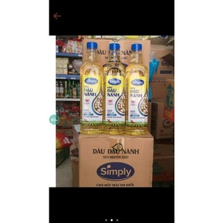 Dầu Đậu lành Simply chai 1 lít