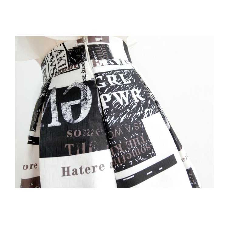 Chân Váy Xòe Lưng Cao Bằng Vải Bông 35% Thời Trang Xuân Hè Hàng Mới Dành Cho Bạn Nữ