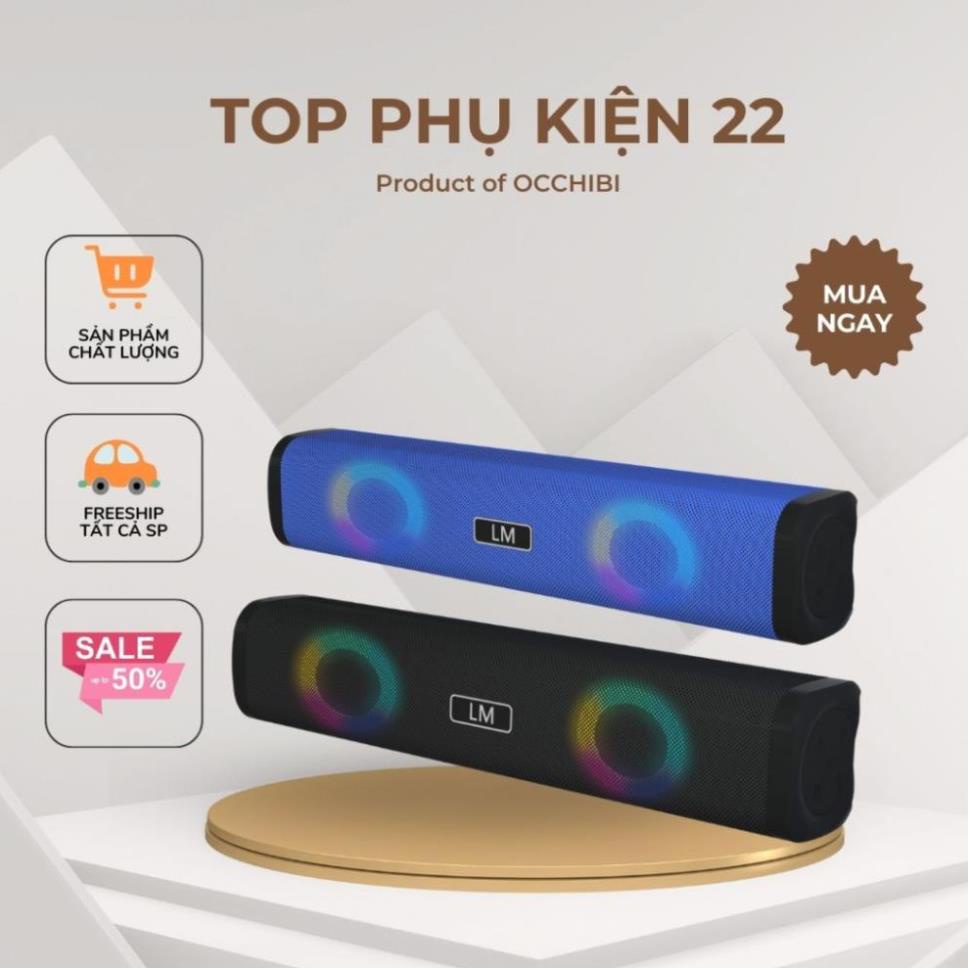 Loa Bluetooth LM -891 không dây có đèn nháy, bass đập cực mạnh bảo hành 12 tháng