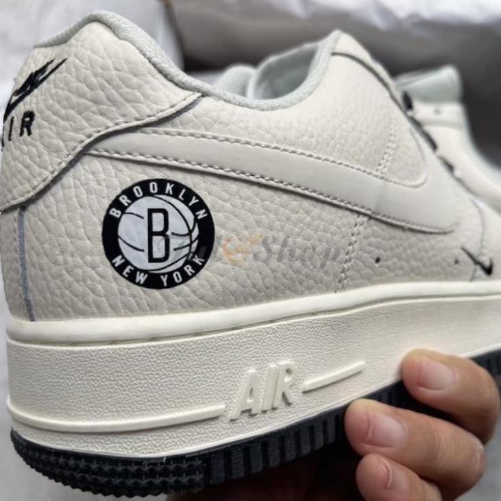 Giày sneaker AF1 âm dương, Giày thể thao air force 1 Âm Dương Brooklyn Sail Black Phản Quang phối đồ nam nữ trend