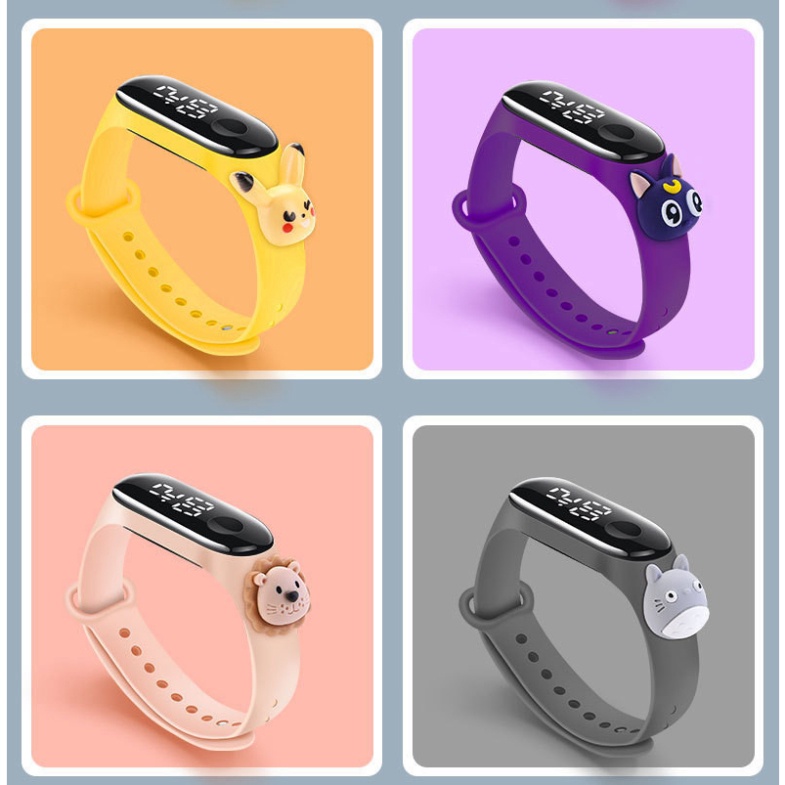 ĐỒNG HỒ ĐIỆN TỬ CÓ ĐÈN LED - GÀ TRỨNG NGẪU NHIÊN - QUÀ TẶNG CHO BÉ