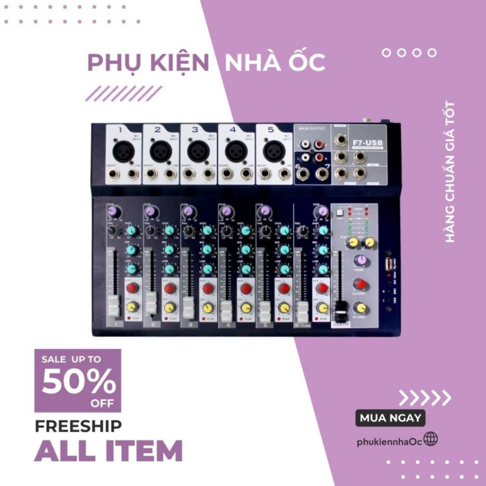 Bộ mixer F7 Yamaha màn hình có Bluetooth bản mới nhất + 12 Tháng BH taphoanhaso
