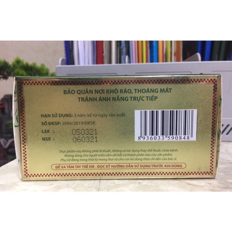 Bạch địa căn hộp 100 viên nang Hoa Sen hỗ trợ giảm cảm cúm cho bà bầu