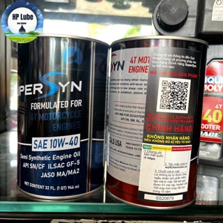 Nhớt Super SYN 10w40 Xe Ga/Xe Số 946ml Chính Hãng, Nguyên liệu nhập khẩu từ Mỹ, êm mát máy