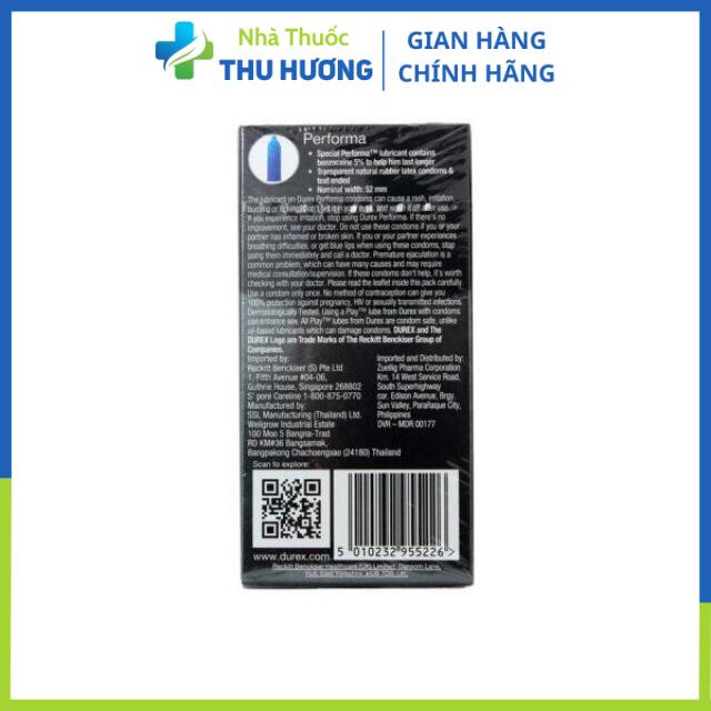 Bao cao su Durex Kingtex hộp 12 chiếc - Bó sát, làm cho chàng khoan khoái hơn