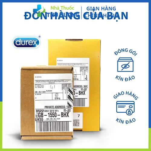 Bao cao su Durex Kingtex hộp 12 chiếc - Bó sát, làm cho chàng khoan khoái hơn