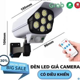 Đèn led giả camera đèn năng lượng mặt trời giả camera chống trộm - chống nước - có điều khiển cảm biến .