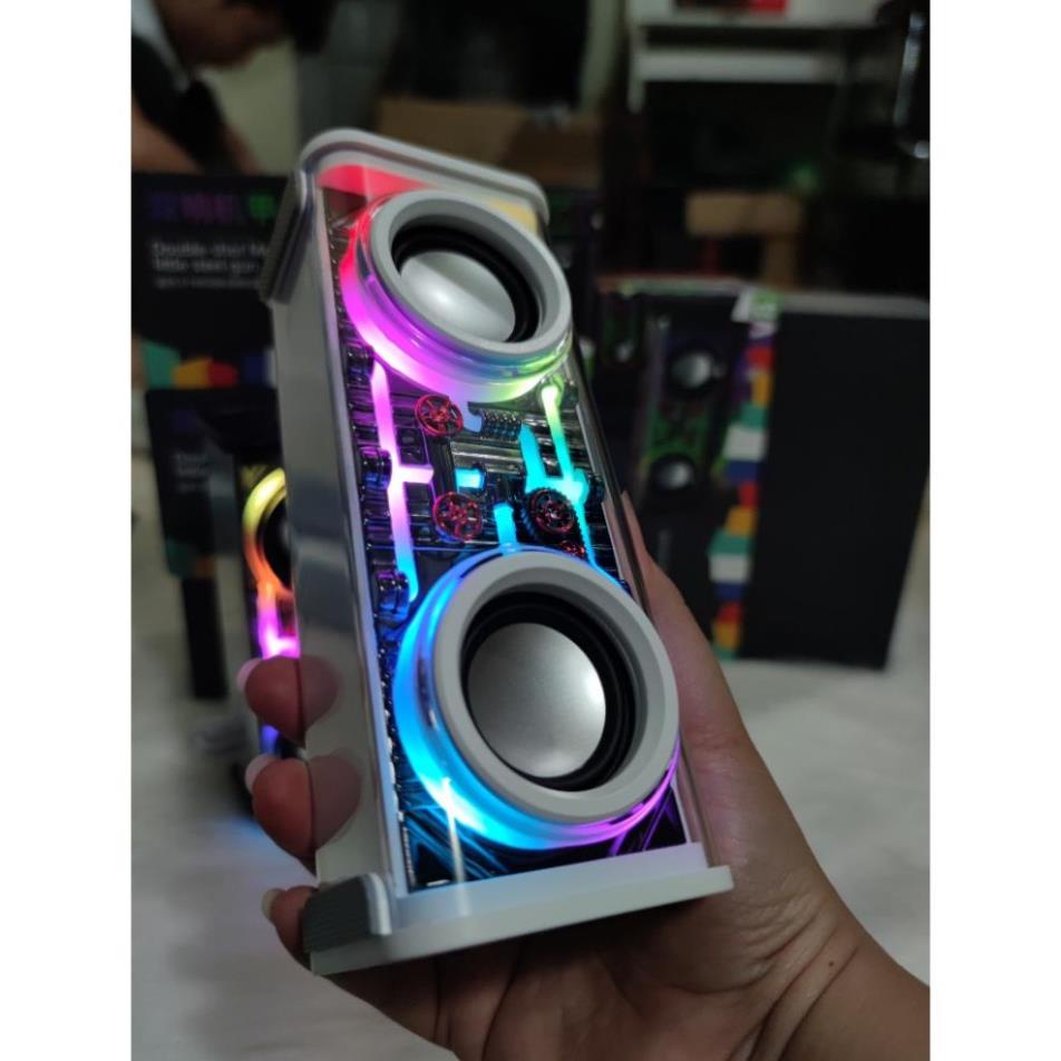 Loa bluetooth không dây V8 mini cầm tay công suất lớn, âm thanh hay, led nháy theo nhạc - taphoanhaso