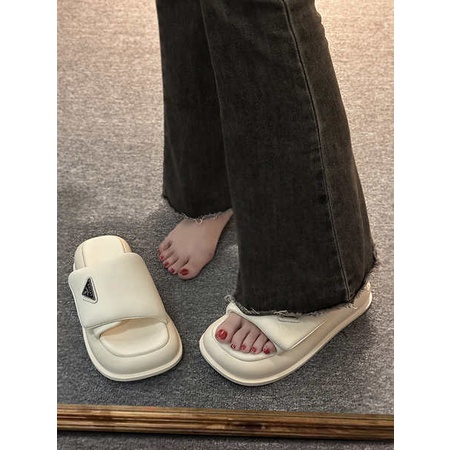 Giày Sandal Đế Dày Thời Trang Hàn Quốc Dành Cho Nữ