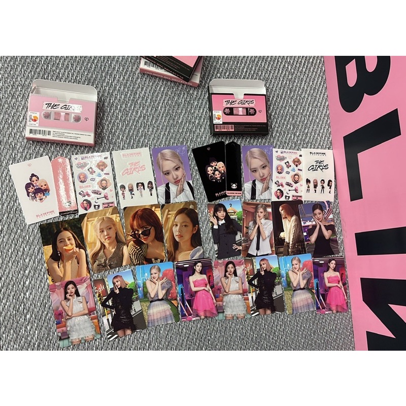 Có sẵn - Bộ ảnh BLACKPINK THE GAME nhạc THE GIRL