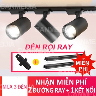 Đèn rọi ray cob Xoay đèn ngủ tiện lợi đèn downlight 12W shop quần áo/phòng/ trang trí phòng ngủ