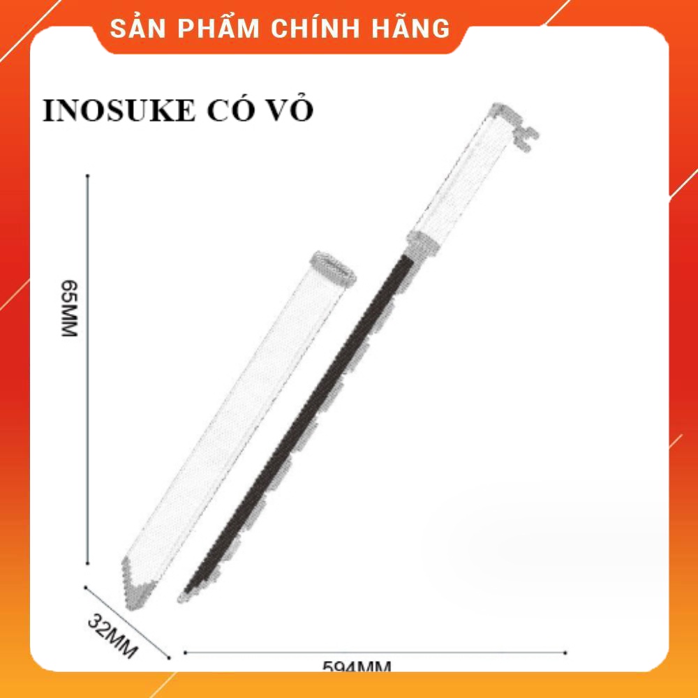 Mô hình đồ chơi kiếm Inosuke trong thanh gươm diệt quỷ kimetsu no yaiba