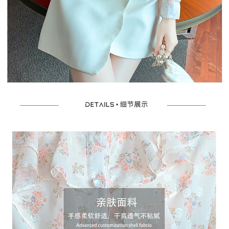 Áo Sơ Mi chiffon In Hoa Thời Trang Mùa Thu 2023 Cho Nữ