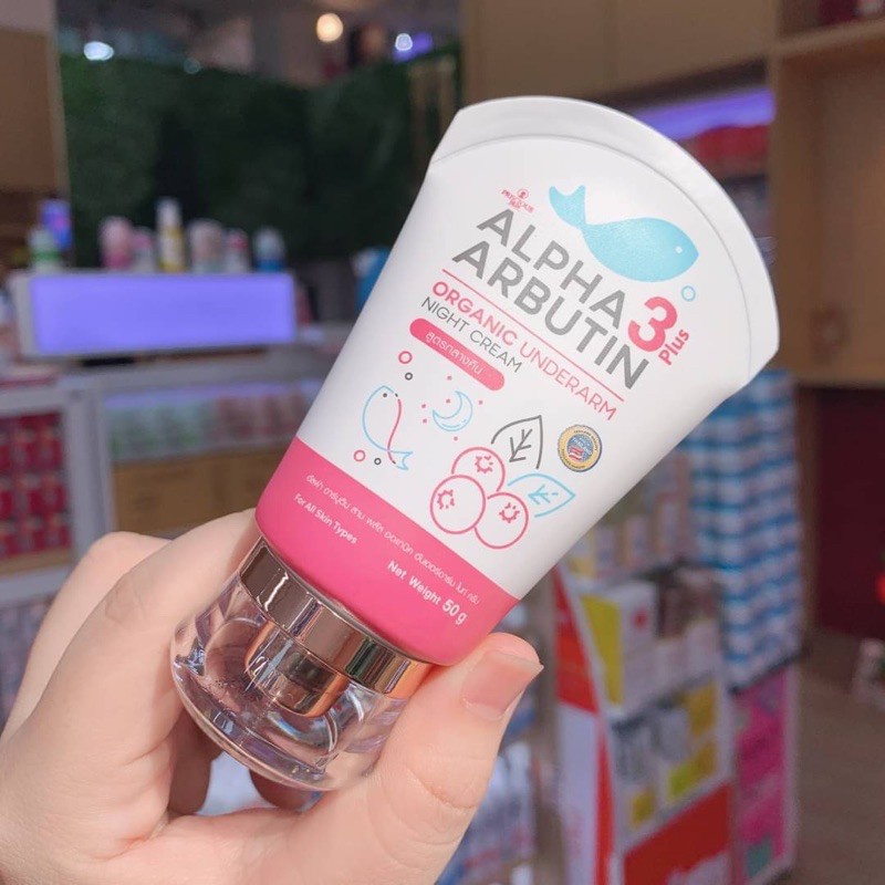 Kem Dưỡng Trắng Giảm Thâm nNách Precious Skin Alpha Arbutin Organic Underarm Whitening Cream 50g