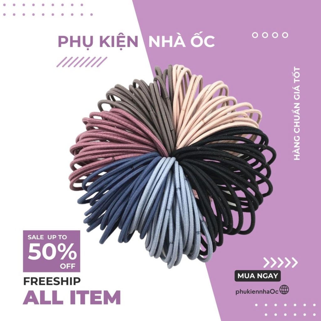 1 Sợi Dây Chun Buộc Tóc Siêu Đẹp