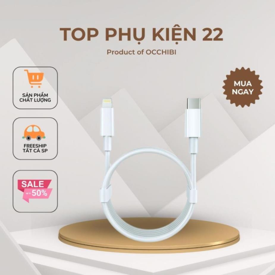 Dây cáp sạc nhanh PD 20W taphoanhaso