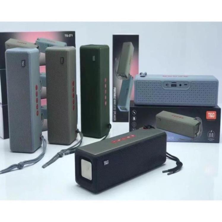 Loa Nghe Nhạc Bluetooth Cầm Tay T&G TG-271 Loa Bluetooth Di Động Không Dây Mini taphoanhaso