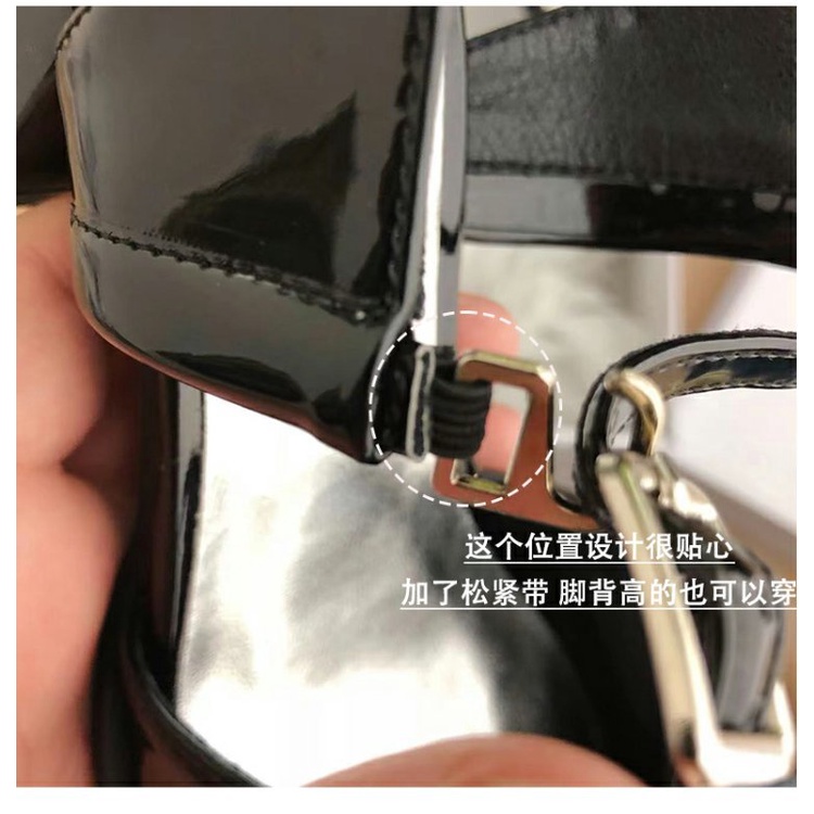 Giày Sandal Cao Gót Mũi Vuông Phong Cách Pháp Thời Trang Mùa Hè Cho Nữ