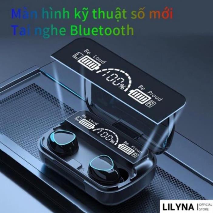 Tai Nghe Bluetooth Không Dây M10 Phiên Bản Pro Nâng Cấp Pin Trâu 3000mah, Nút Cảm Ứng, Màn Hình Led Gaming, Chống Nước H