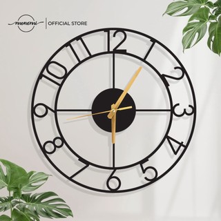 Đồng hồ CNC treo tường Big Number chữ số trang trí, phong cách tối giản, CNC Wall Clock - Monomi C006 Thegioipuzzle