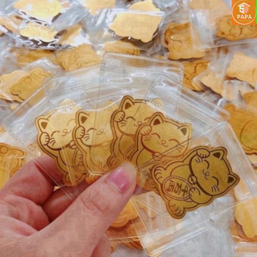 [QUÀ TẶNG KHÁCH VIP] Miếng Dán Mèo Thần Tài gắn ốp lưng điện thoại Mạ Vàng Mang Tới Tài Lộc [KUNKUN]00 | BigBuy360 - bigbuy360.vn