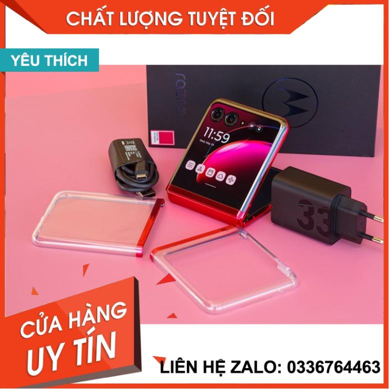 Điện thoại Motorola Razr 40Ultra  hàng nhập khẩu fullbox nguyên seal bảo hành 12