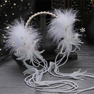 Cài Tóc Lông Vũ handmade