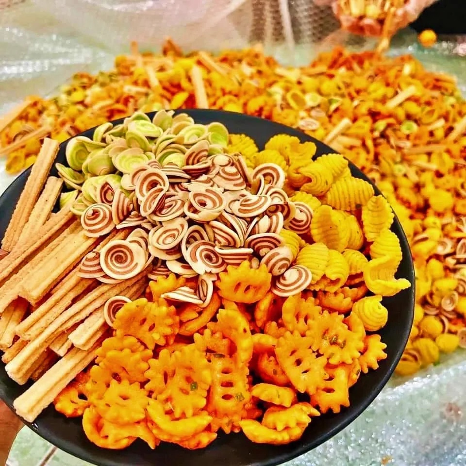 500g Snack Tá Lả Mix Vị Siêu Ngon, Các Món Bim Bim Tá Lả HOT, đồ ăn vặt