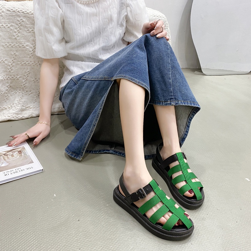 Giày Sandal Phong Cách bohemian Thời Trang Mùa Hè Hàng Mới 2023 Dành Cho Nữ