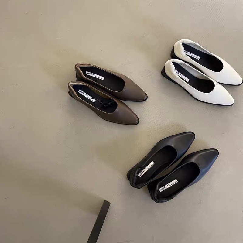 Giày búp bê đế vuông