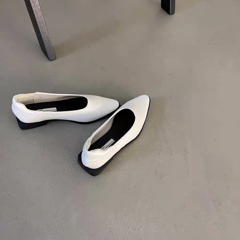 Giày búp bê đế vuông