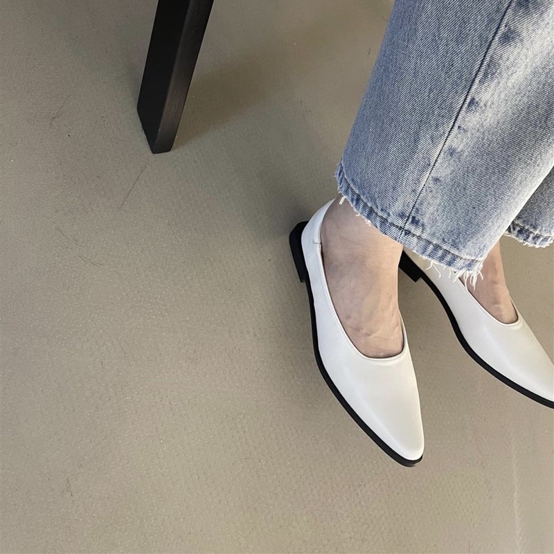 Giày búp bê đế vuông