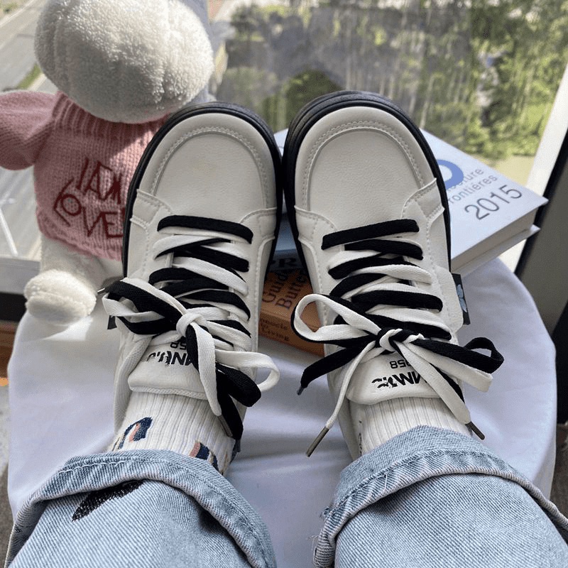 XẢ KHO SIÊU RẺ Giày trắng nữ đế dày xốp instagram phong cách Hàn Quốc