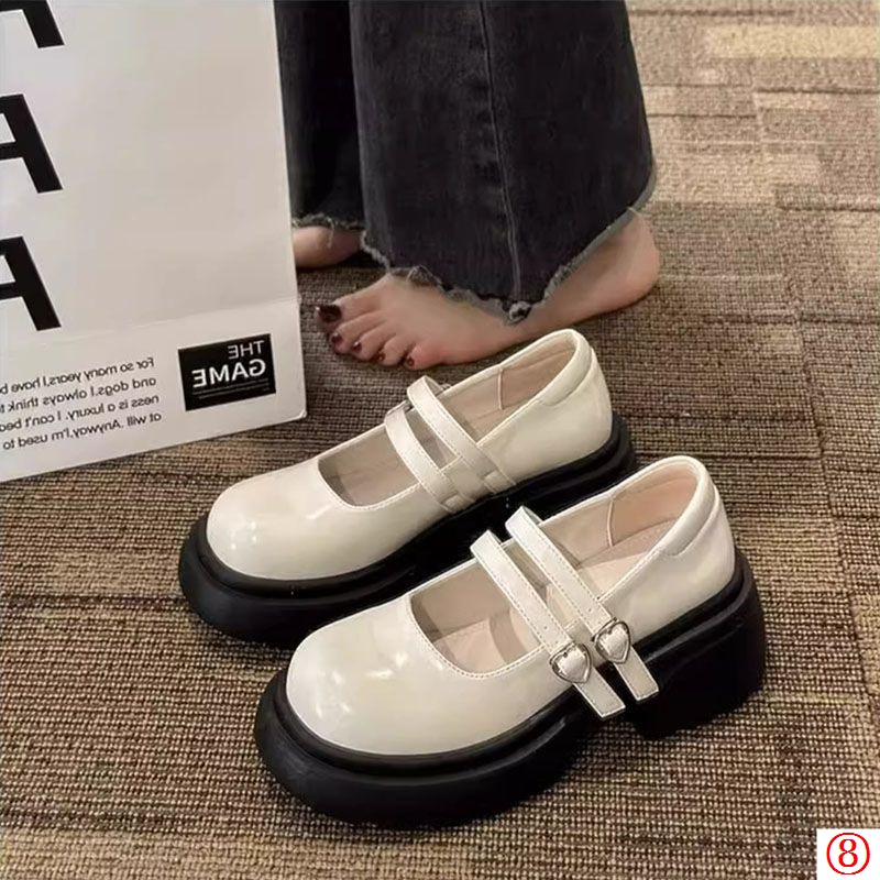 Giày Búp Bê Mũi Tròn Đế Dày Thoáng Khí Thời Trang