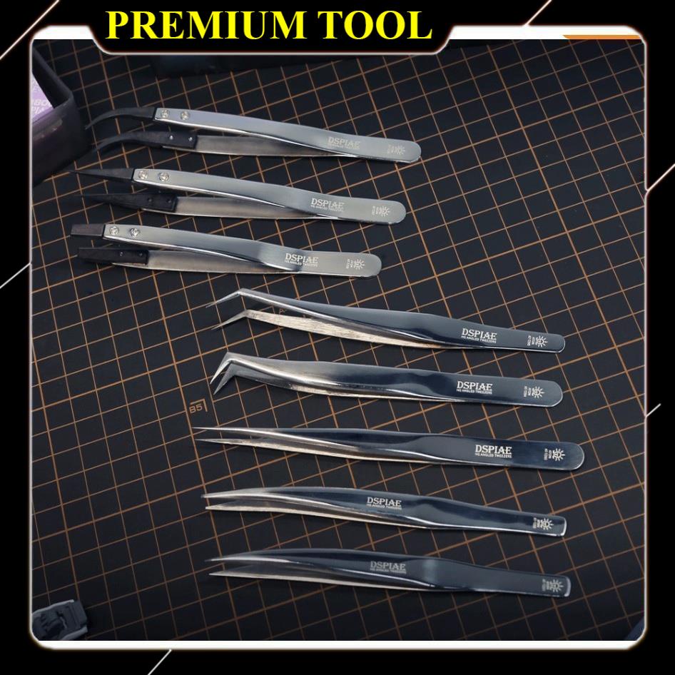 Nhíp gắp chi tiết và decal cao cấp dspiae AT-Z01,02,03,04,05,06,07,08  - NHÀ PHÂN PHỐI CHÍNH HÃNG.