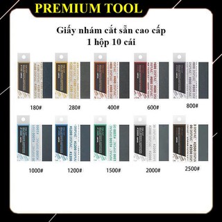 Giấy nhám dính cắt sẵn DSPIAE MSP (1 hộp 10 cái)  - NHÀ PHÂN PHỐI CHÍNH HÃNG.