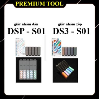Hộp nhám dán và nhám xốp cao cấp DSPIAE - DSP - S01 ( 1 hộp 100 cái )  VÀ DS3 - S01 ( 1 hộp 40 cái )