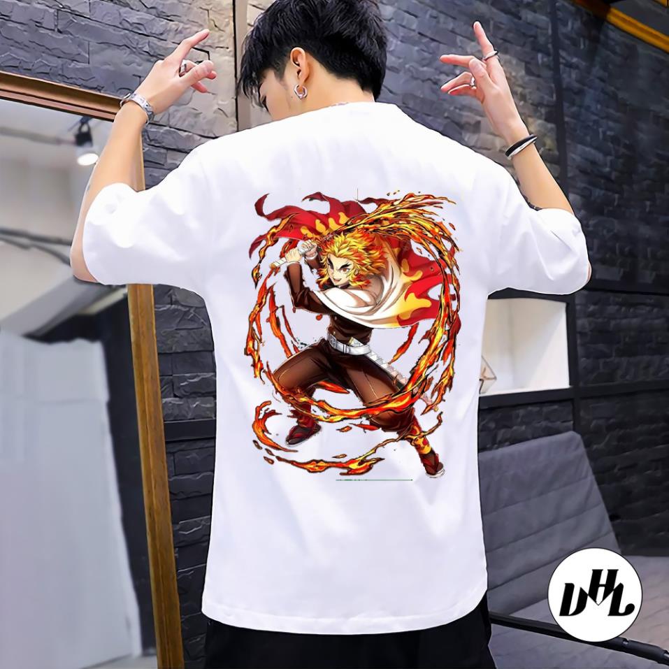 Áo thun nam nữ Viêm Trụ lửa, Áo thun Anime Manga truyện tranh naruto Unisex Nam Nữ