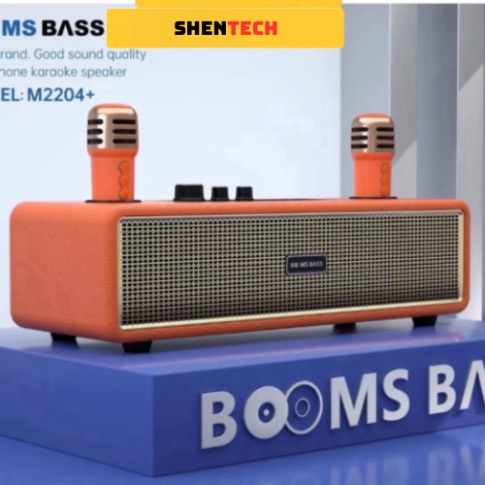 Loa Bluetooth Karaoke M2204 Kèm 2 Micro Không Dây Âm Thanh HD Chất Lượng Cao Bảo Hành Chính Hãng 12 Tháng- HIGHTECH | BigBuy360 - bigbuy360.vn