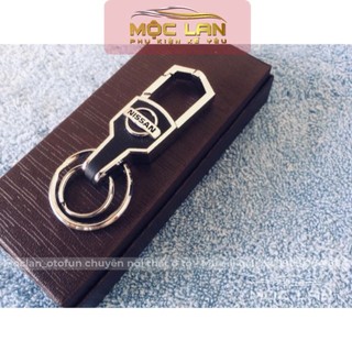 Móc Khóa Xe Ô Tô Hợp Kim Bọc Da PU Có Logo Theo Từng Hãng Xe - Full Các Hãng