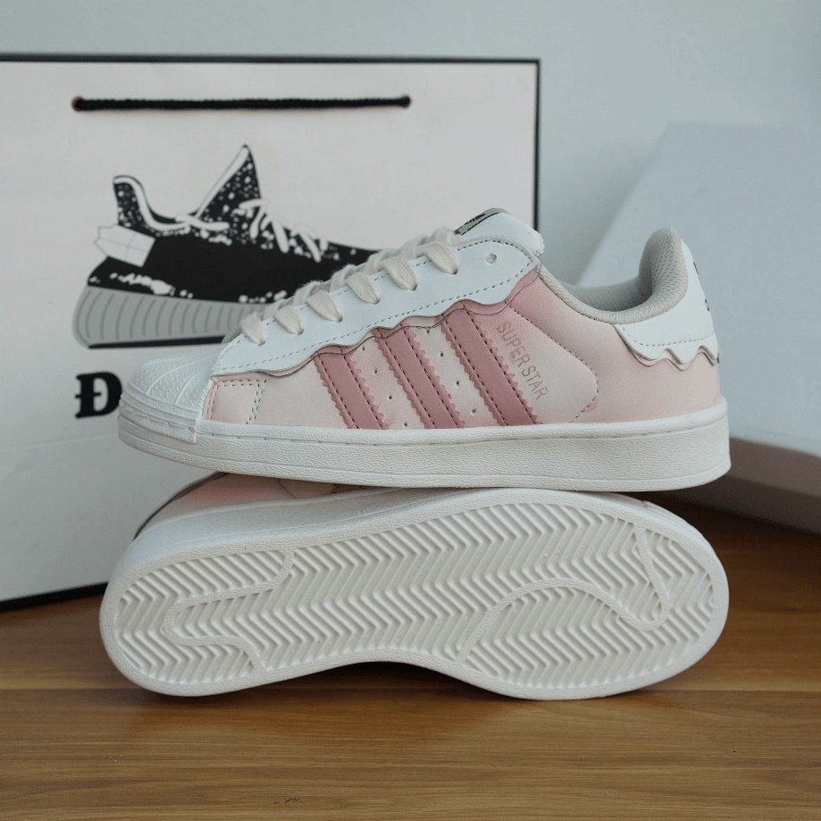 XẢ KHO SIÊU RẺ Giày thể thao nữ adidas cao cấp mũi sò 2 màu mới 2022 chất liệu da sịn có bảo hành tặng kèm hộp