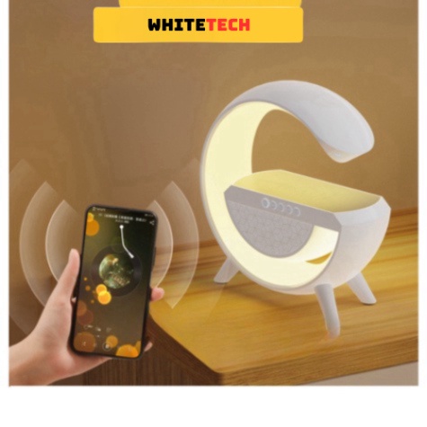 Loa bluetooth chữ G tích hợp đèn led RGB và sạc không dây TECHHIGH