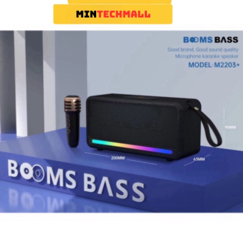 Loa Bluetooth Karaoke M2203 Nhỏ Gọn Tiện Lợi Hỗ trợ thẻ Micro SD Hàng Chính Hãng- HIGHTECH | BigBuy360 - bigbuy360.vn