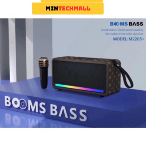 Loa Bluetooth Karaoke M2203 Nhỏ Gọn Tiện Lợi Hỗ trợ thẻ Micro SD Hàng Chính Hãng- HIGHTECH | BigBuy360 - bigbuy360.vn