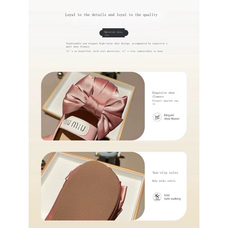 Giày Búp Bê Da Đế Mềm Chống Trượt Thời Trang Xuân Thu 2023 Cho Bé Gái